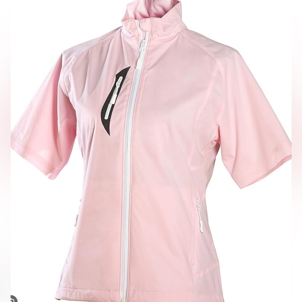 Glen Echo Golf Full Zip Half Sleeve Jacket - Picture 2 of 5